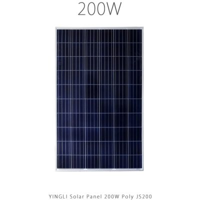 پنل خورشیدی 200 وات پلی کریستال برند YINGLI