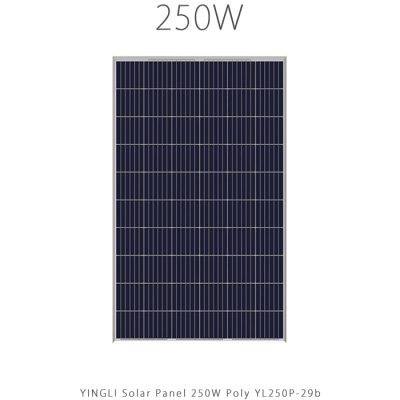 پنل خورشیدی 250 وات پلی کریستال برند YINGLI