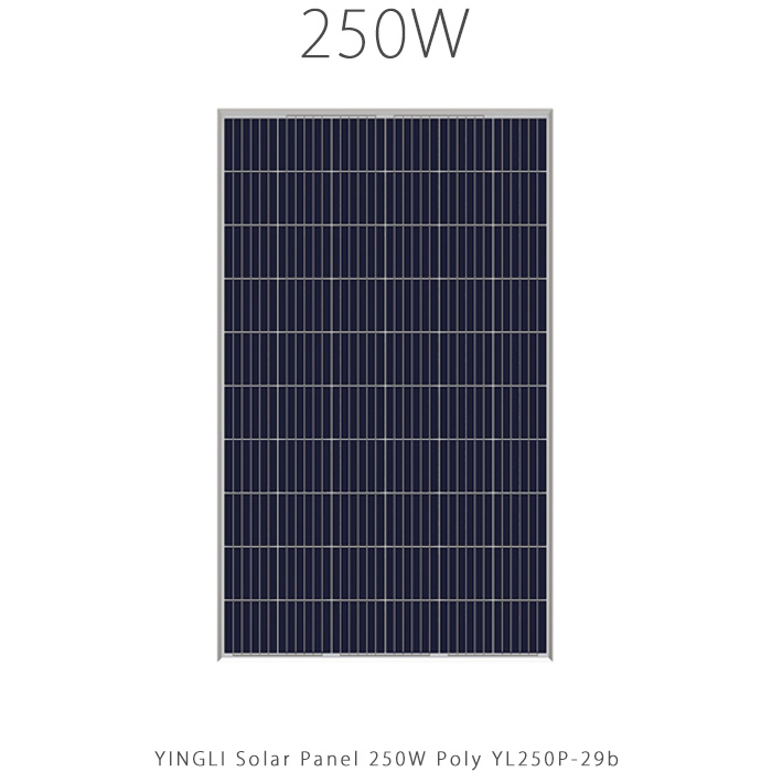 پنل خورشیدی 250 وات پلی کریستال برند YINGLI