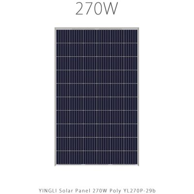پنل خورشیدی 270 وات پلی کریستال برند YINGLI