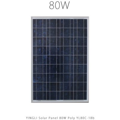 پنل خورشیدی 80 وات پلی کریستال برند YINGLI