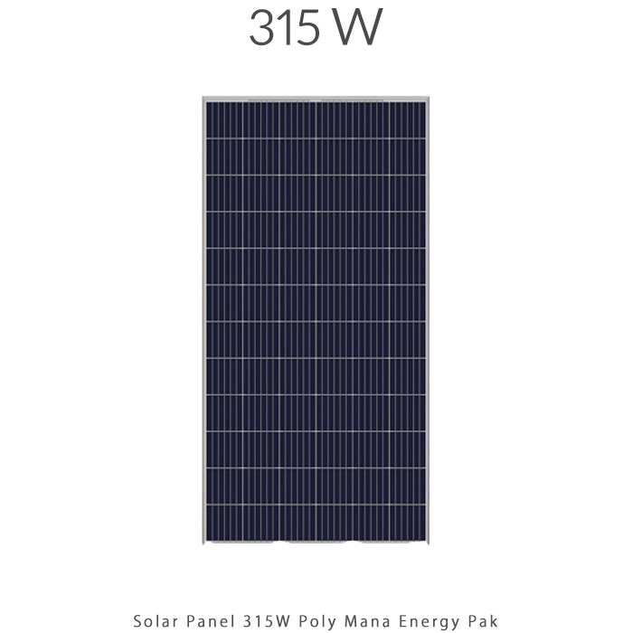 پنل خورشیدی 315 وات پلی کریستال برند MANA ENERGY