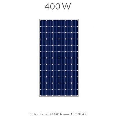 پنل خورشیدی 400 وات مونو کریستال برند AE SOLAR