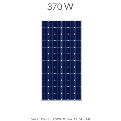پنل خورشیدی 370 وات مونو کریستال AE SOLAR