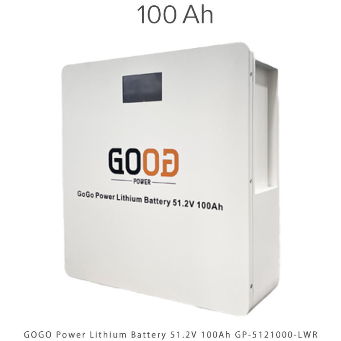 باتری لیتیوم 5 کیلووات ساعت برند GOGO Power مدل GP-5121000-LWR