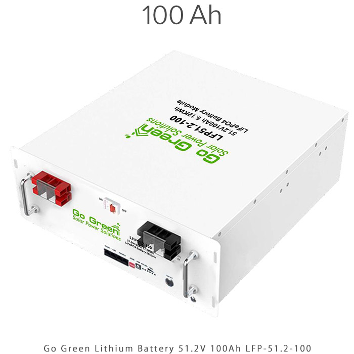 باتری لیتیوم 5 کیلووات ساعت برند Go Green مدل LFP-51.2-100