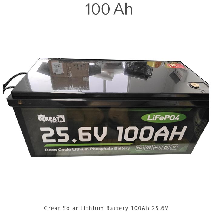 باتری لیتیوم 2.5 کیلووات ساعت برند Great Solar مدل LFP-24100