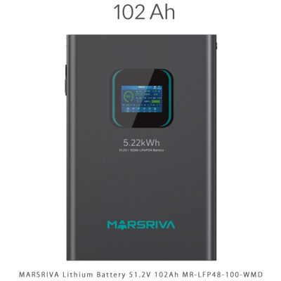 باتری لیتیوم 5 کیلووات ساعت برند MARSRIVA مدل MR-LFP48-100-WMD
