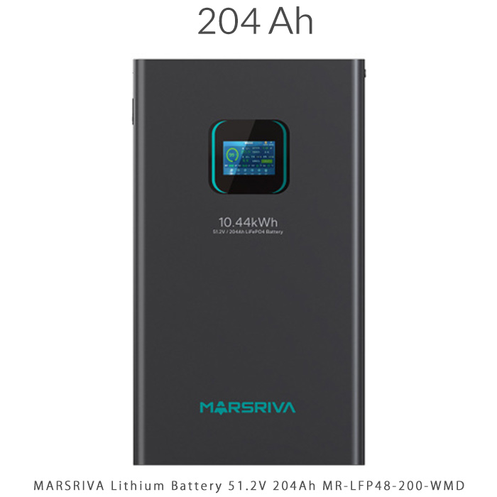 باتری لیتیوم 10 کیلووات ساعت برند MARSRIVA مدل MR-LFP48-200-WMD