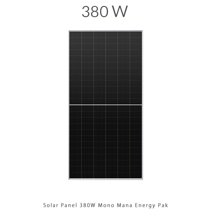 پنل خورشیدی 380 وات مونو کریستال برند MANA ENERGY