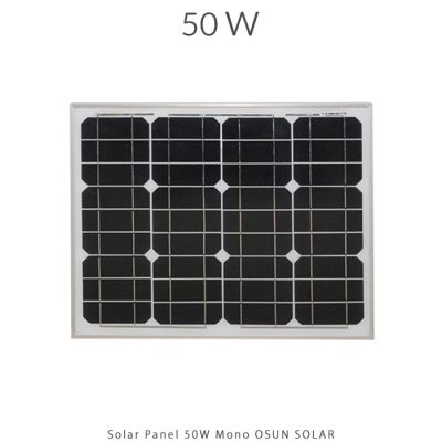 پنل خورشیدی 50 وات مونو کریستال برند OSUN SOLAR