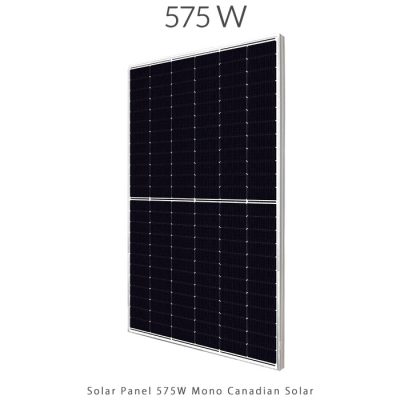 پنل خورشیدی 575 وات مونو کریستال مدل N-Type برند CANADIAN SOLAR