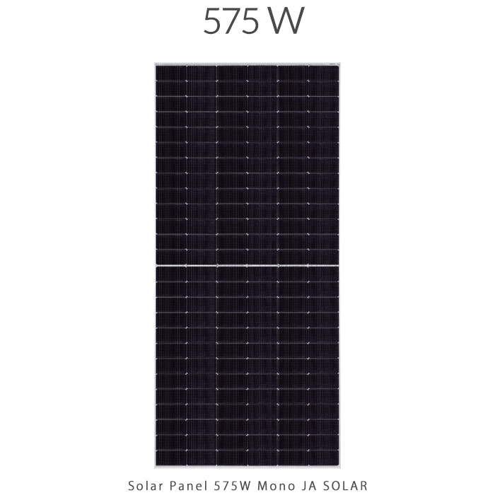 پنل خورشیدی 575 وات مونو کریستال برند JA SOLAR