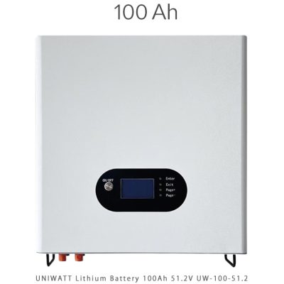 باتری لیتیوم 5 کیلووات ساعت برند UNIWATT مدل UW-100-51.2