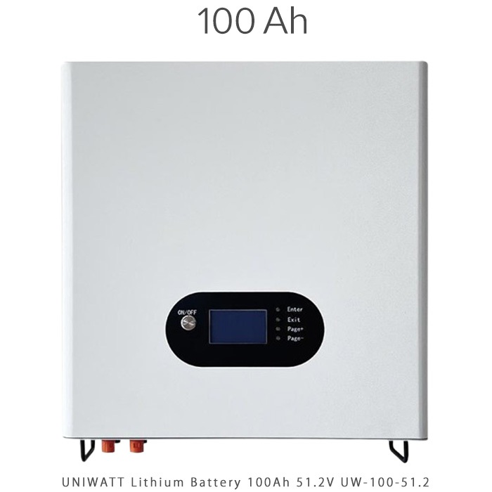 باتری لیتیوم 5 کیلووات ساعت برند UNIWATT مدل UW-100-51.2